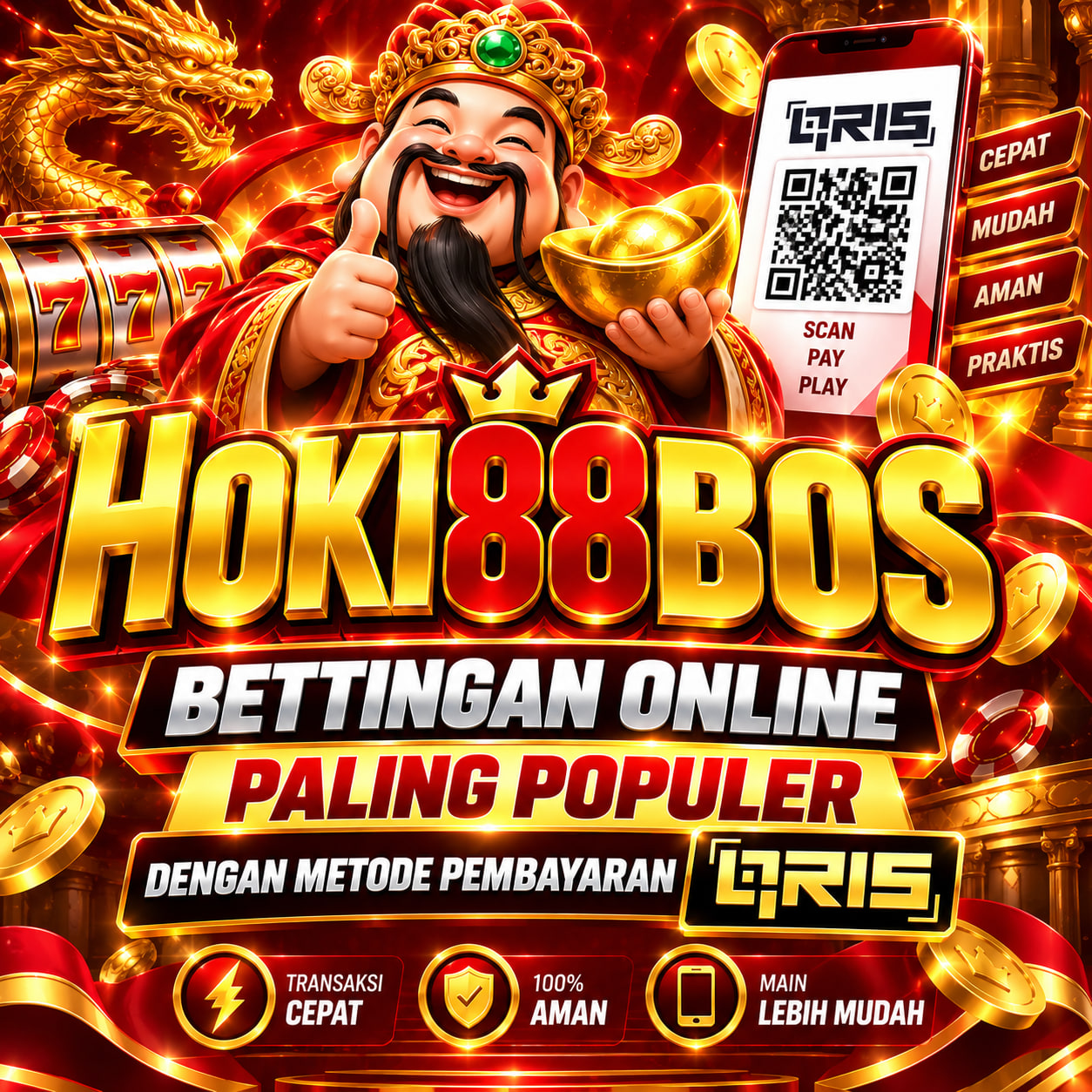 HOKI88BOS: Bettingan Online Paling Populer Dengan Metode Pembayaran Qris